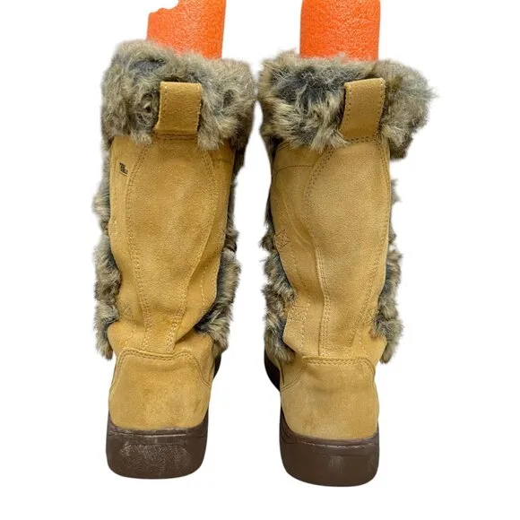 NWOT LL Bean Nordic Suede Waterproof Tek 2.5 PrimaLoft Winter Boots Women Sz 8.5