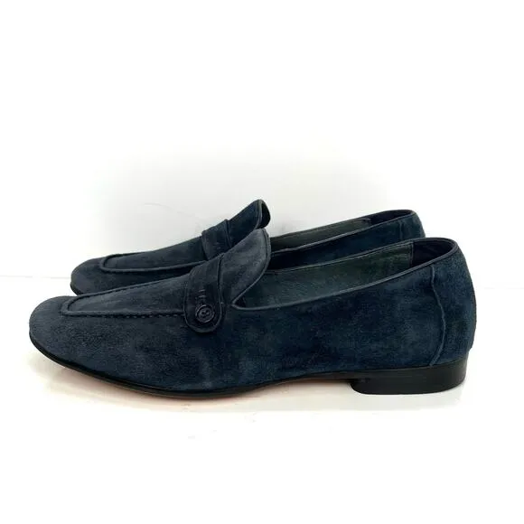NWOT Robert Graham Classic Round Toe Loafers Suede Men’s Shoes