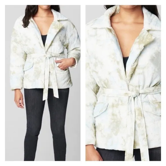 NWT BLANK NYC x REVOLVE Quilted Wrap Jacket in Perfect Day, Size Medium