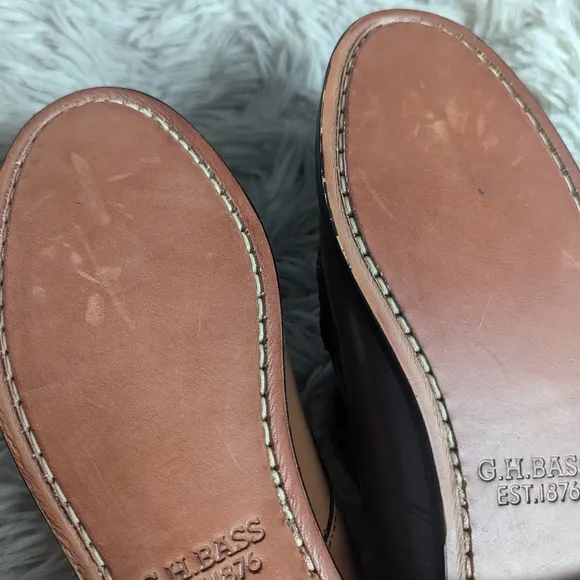 NWT G.H. Bass Mary Jane Weejuns Loafers in Whiskey Brown