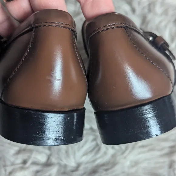 NWT G.H. Bass Mary Jane Weejuns Loafers in Whiskey Brown