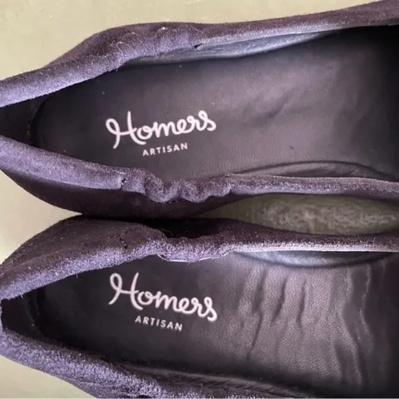 NWT Homers Artisan Shoes CROSTA SIRENA Pointy Toe Flats 2 Pony Hair Vamp *Spain*
