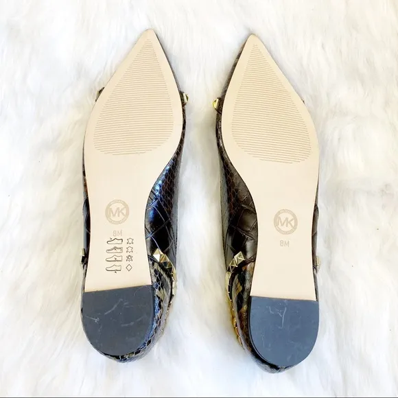 NWT MICHAEL Michael Kors Ella Pointed Toe Flats