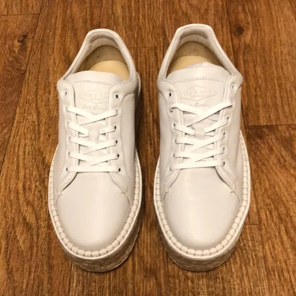 NWT Rag &amp; Bone Kent Espadrille in White with Jute Platform Size 9 (39)