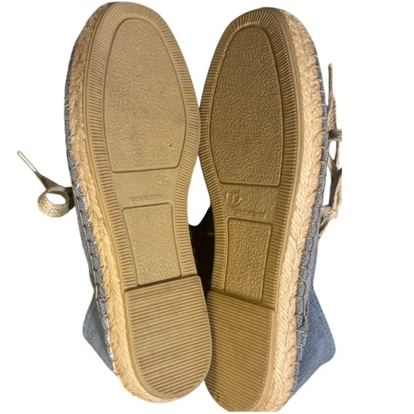 NWT Toni Pons - Dixon - Men's lace-up Espadrilles in Blue size 39 (US9)