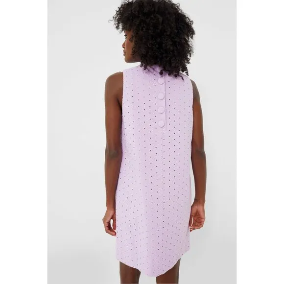 NWT Tuckernuck Lavender Eyelet Sleeveless Folly Dress, Size Small
