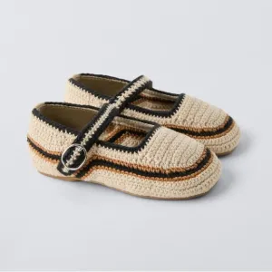 NWT Zara crochet ballet flats 7