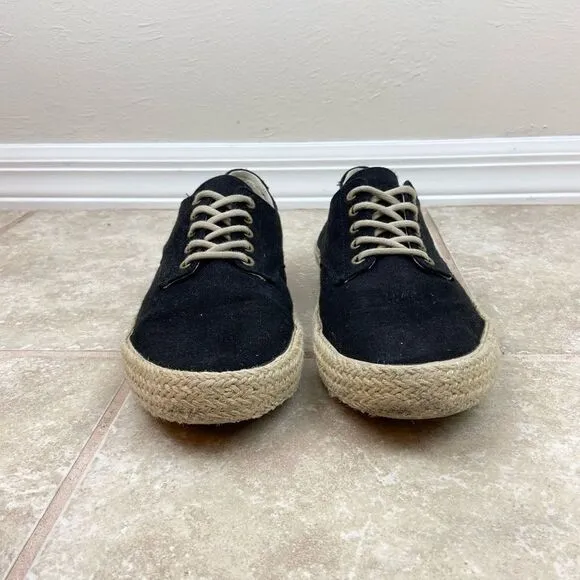 Original Penguin Espy Lace-Up Black Espadrilles Sneakers