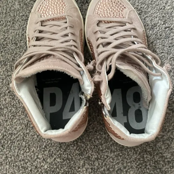 P448 Skate Phard Rose Gold high top sneakers