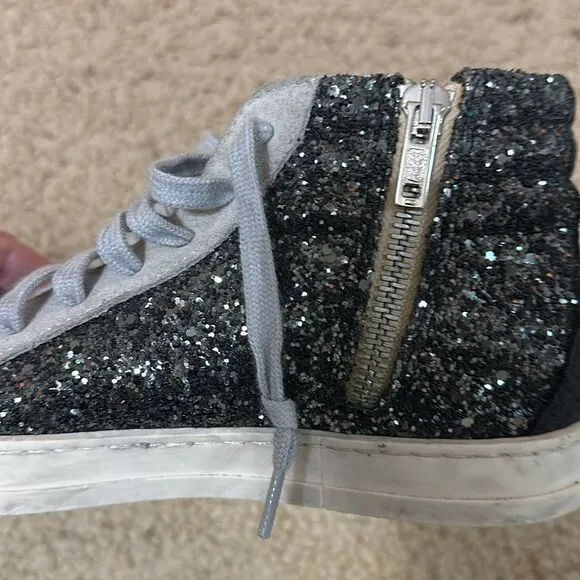 P448 Skate Glitter High Top Sneaker