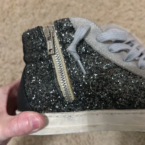 P448 Skate Glitter High Top Sneaker