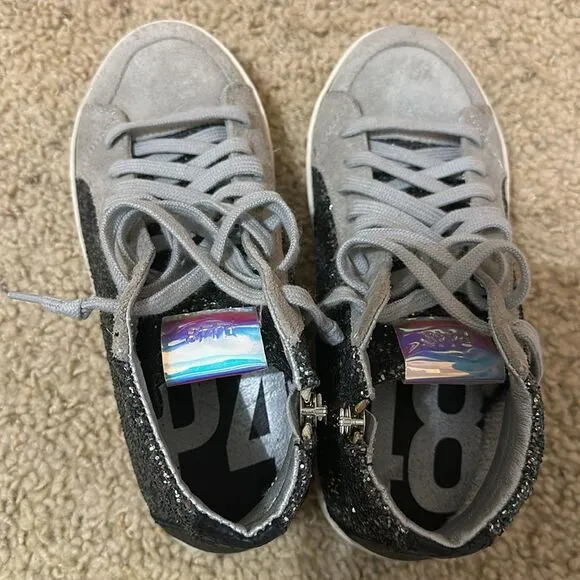 P448 Skate Glitter High Top Sneaker