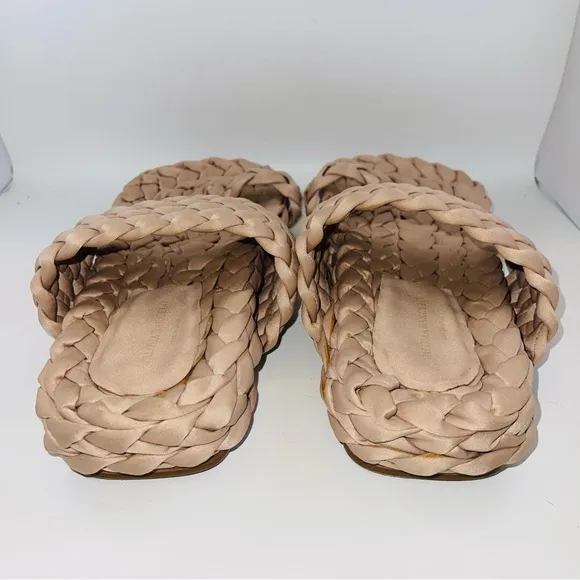 Paloma Barcelò Flat sandals in Naturale | size 38 / US 8