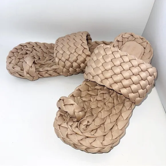 Paloma Barcelò Flat sandals in Naturale | size 38 / US 8