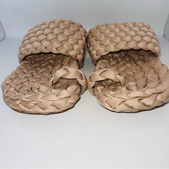 Paloma Barcelò Flat sandals in Naturale | size 38 / US 8