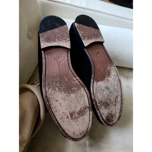 Peter Millar Loafers Men's 11M Black Suede Horsebit Preppy Classic Driving