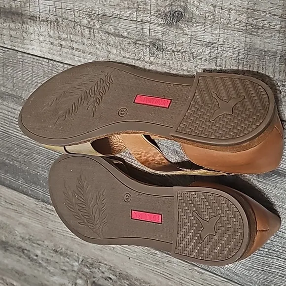 Pikolinos Algar Leather Woman Sandals Flat Size 42 Us 10