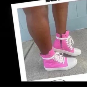 Pink Hi Top Sneakers