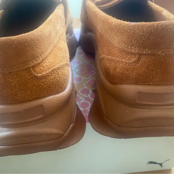 Plomo Brown Chunky Sole Loafers