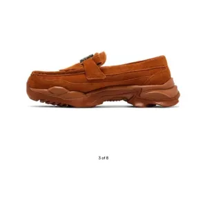 Plomo Brown Chunky Sole Loafers