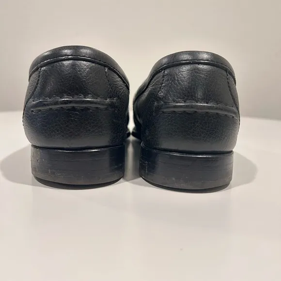 Polo Ralph Lauren Classic Black Leather Penny Loafers mens size 10D