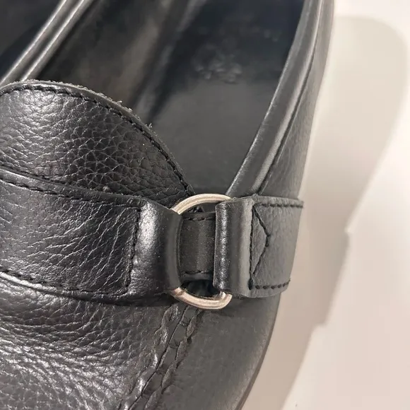 Polo Ralph Lauren Classic Black Leather Penny Loafers mens size 10D