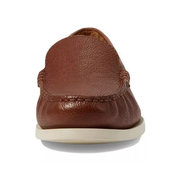 Polo Ralph Lauren Men Merton Leather Venetian Loafers Sz 7 Brown Dress Shoe New