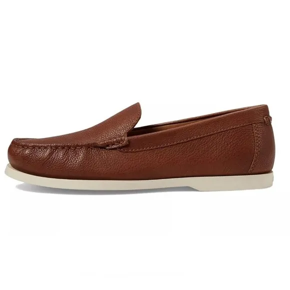 Polo Ralph Lauren Men Merton Leather Venetian Loafers Sz 9 Brown Dress Shoe New