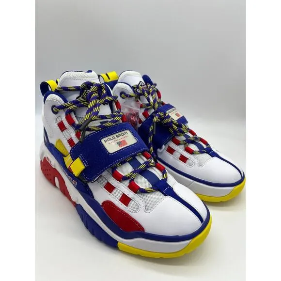 Polo Sport Ralph Lauren High-Top Sneakers PS 100-SK-HTL Men Size 10.5
