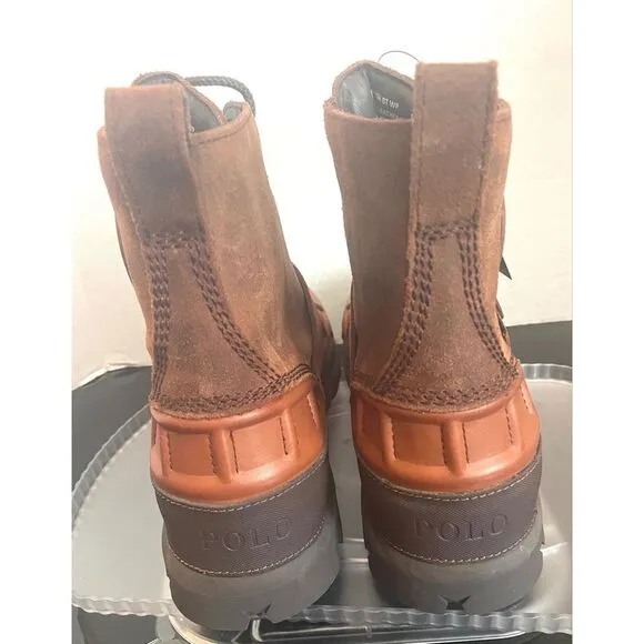 Polo by Ralph Lauren Brown Rain &amp; Snow Boots Size 10.5 D NWT