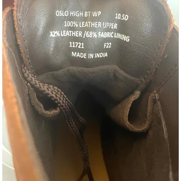 Polo by Ralph Lauren Brown Rain &amp; Snow Boots Size 10.5 D NWT