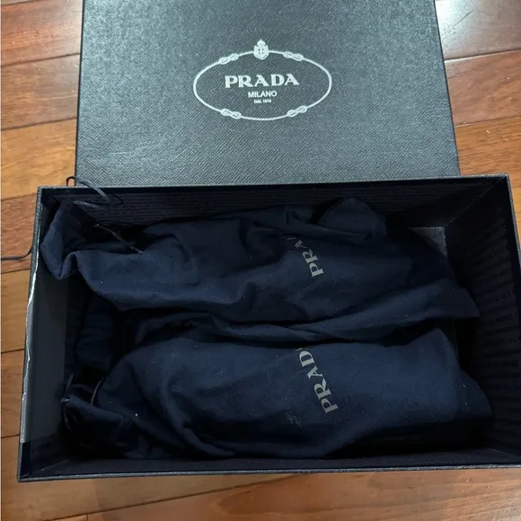 Prada Cream Loafers Classic Slip-Ons