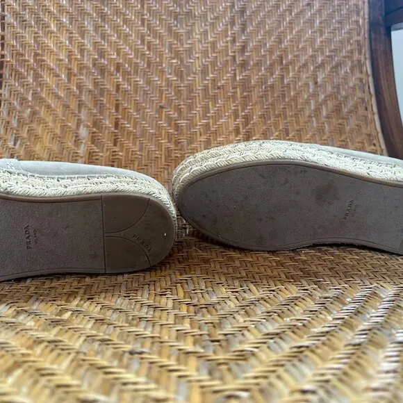 Prada Platform Espadrilles  Size 37