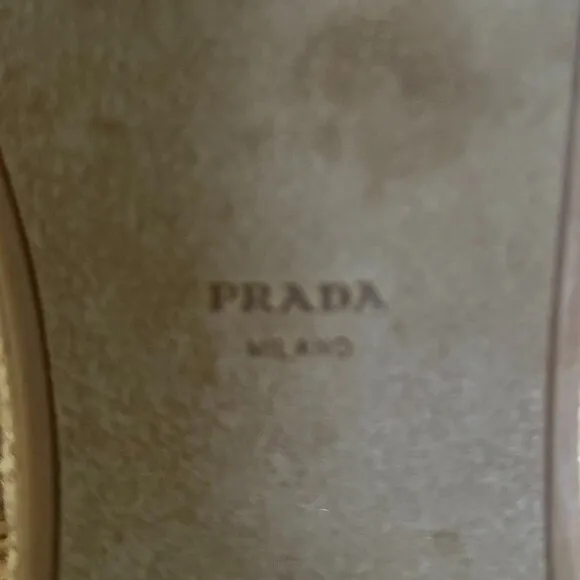 Prada Platform Espadrilles  Size 37