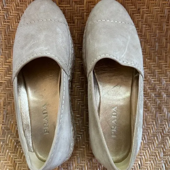 Prada Platform Espadrilles  Size 37