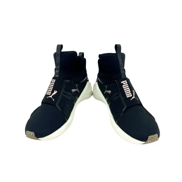 Puma Fierce VR Women's Trainer High Top Black Sneakers Athletic Sz 7.5