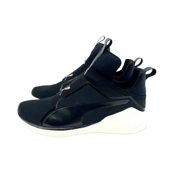 Puma Fierce VR Women's Trainer High Top Black Sneakers Athletic Sz 7.5