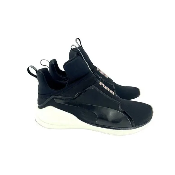 Puma Fierce VR Women's Trainer High Top Black Sneakers Athletic Sz 7.5
