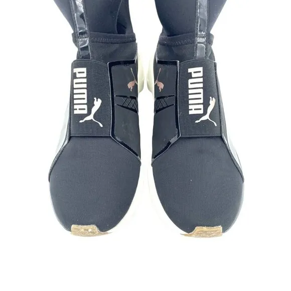 Puma Fierce VR Women's Trainer High Top Black Sneakers Athletic Sz 7.5