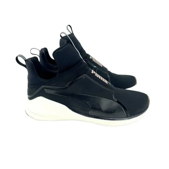 Puma Fierce VR Women's Trainer High Top Black Sneakers Athletic Sz 7.5