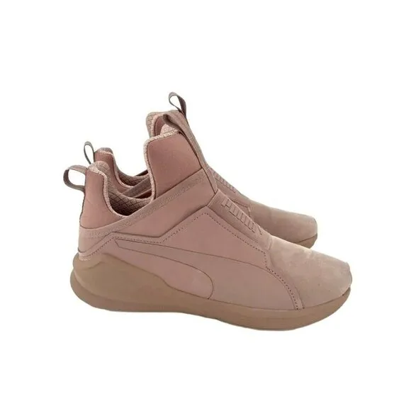 Puma Fierce Women's Trainer High Top NBK Naturals Sneakers Pink Sz 7.5
