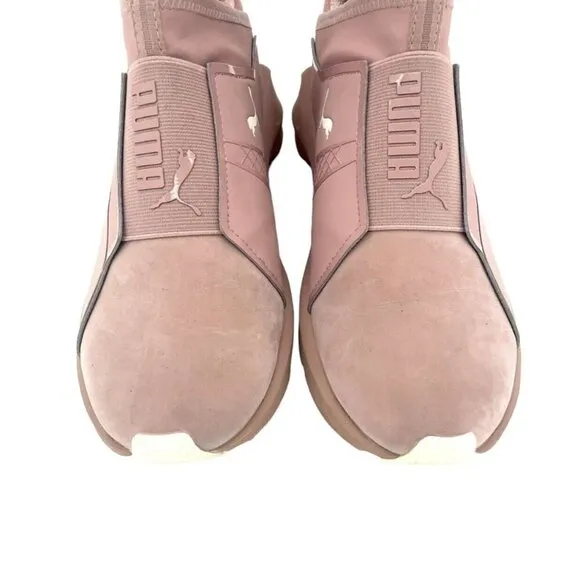Puma Fierce Women's Trainer High Top NBK Naturals Sneakers Pink Sz 7.5