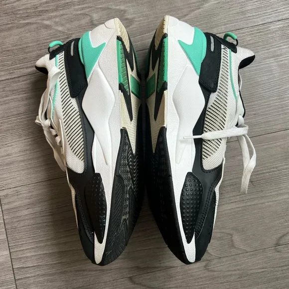 Puma RS-X Reinvention Sneakers White Black Green Size Men’s 8