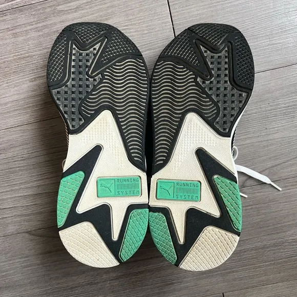 Puma RS-X Reinvention Sneakers White Black Green Size Men’s 8