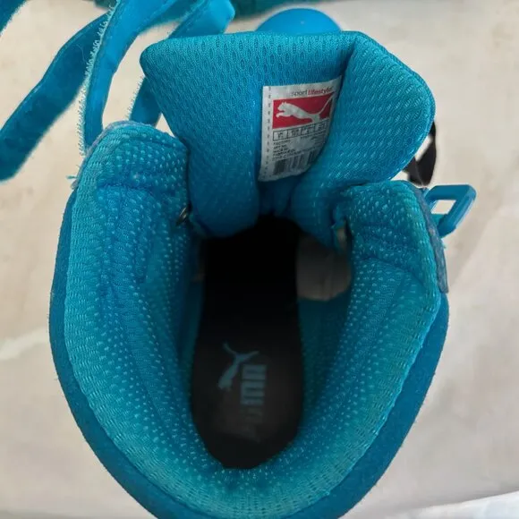 Puma Sky Wedge Heeled High Top Contact Sneakers