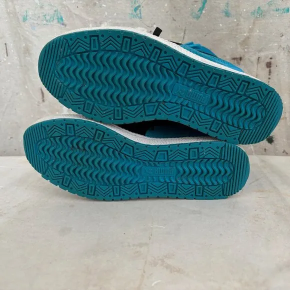 Puma Sky Wedge Heeled High Top Contact Sneakers
