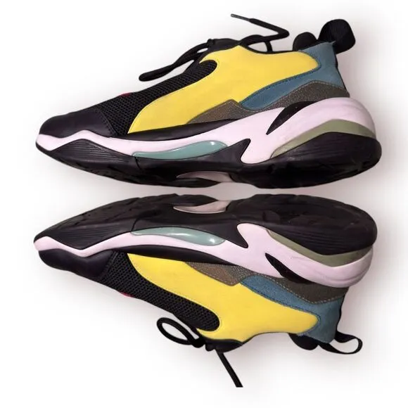 Puma‎ Thunder Spectra Black Shoes Y2K Sneakers Size 9