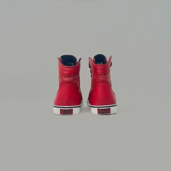 Radii Men’s Simple Leather Red High-Top Sneakers - Size 10.5