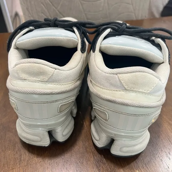 Raf Simons Black and Cream Chunky Sneakers
