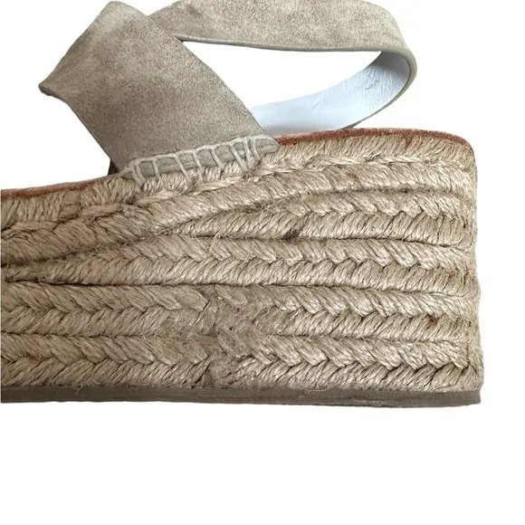 Rag &amp; bone August leather espadrille sandal size 37.5